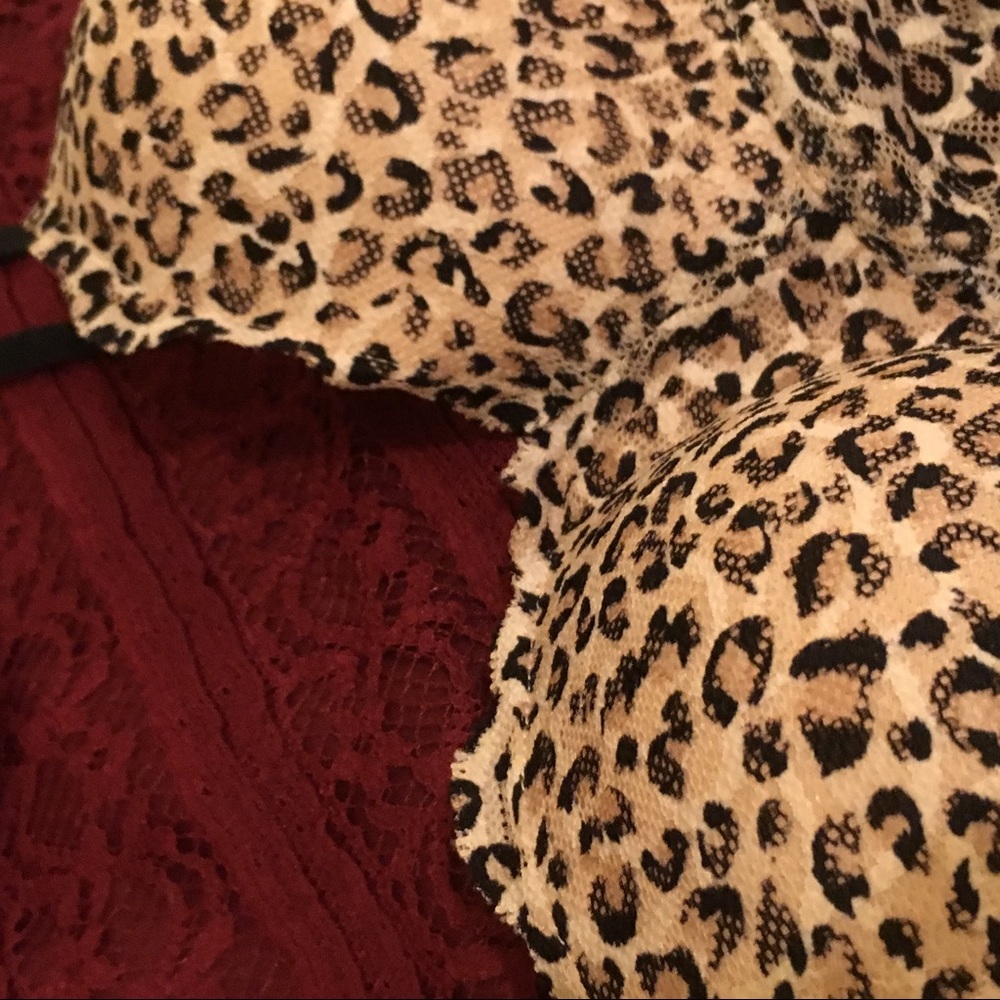 Candie's Leopard Print Push Up Bra - image 4